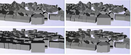 Visualization of 3D city models