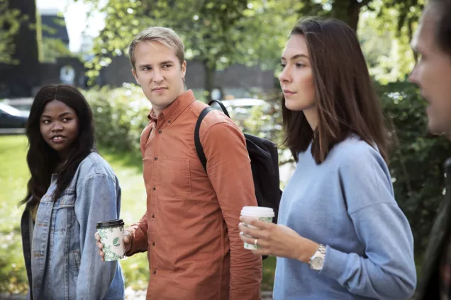 students at campus.
